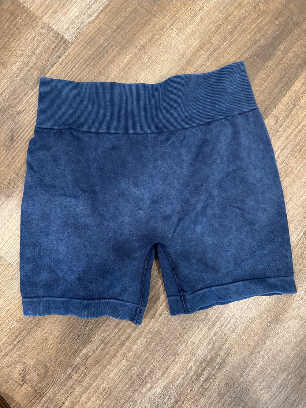 Women's High-Waisted Navy Active Shorts
